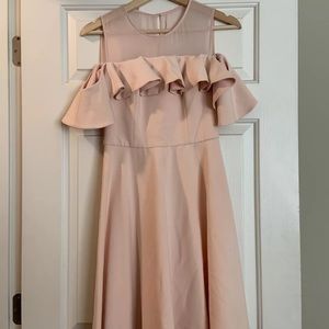 french connection dress XXS 2 blush